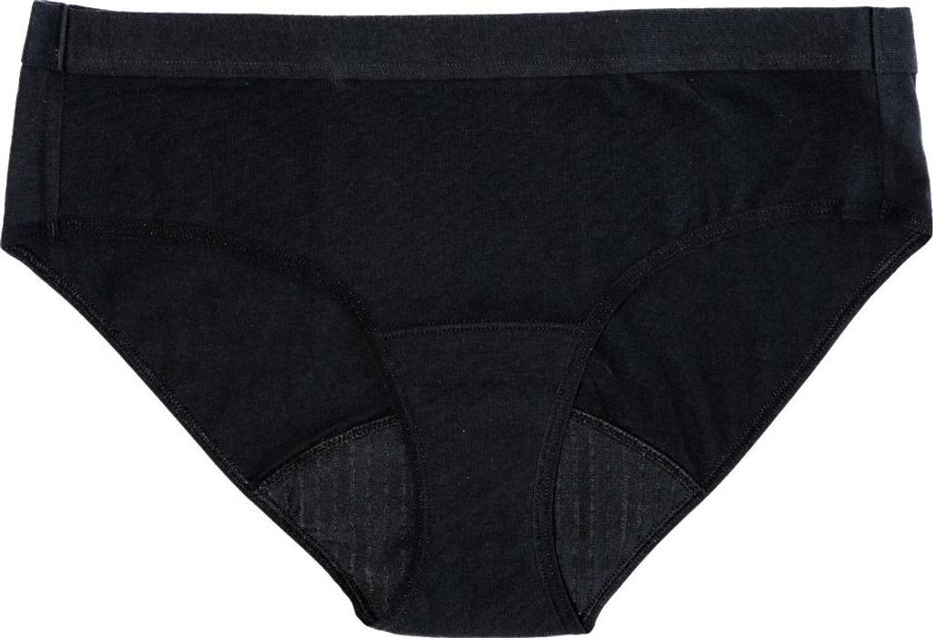 Saalt Periodenunterwäsche Baumwolle Brief Heavy Schwarz XS Produktbild 