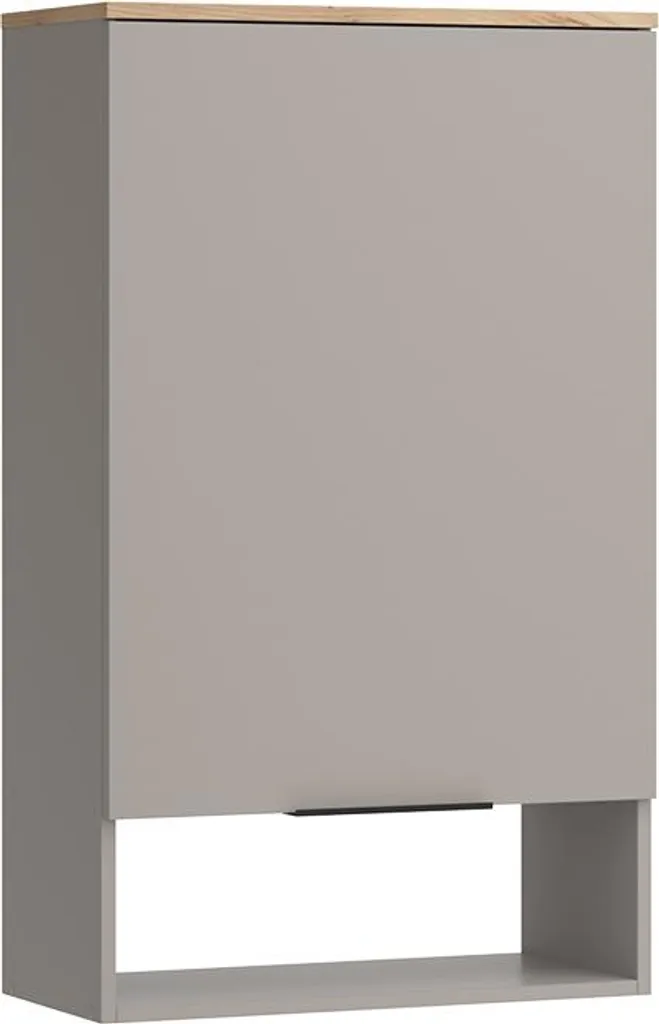Meuble de Rangement Bureau Vicco Wido 60x100cm Grège avec Porte 56610