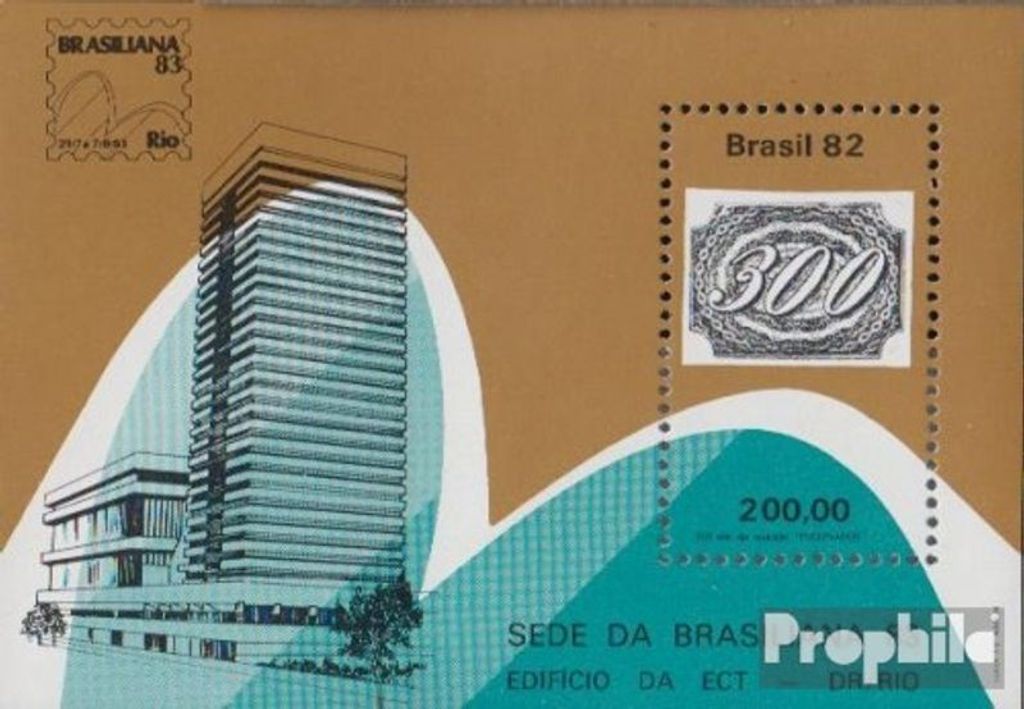 Briefmarken Brasilien 1982 Mi Block53 (kompl.Ausg.) gestempelt Briefmarkenausstellung
