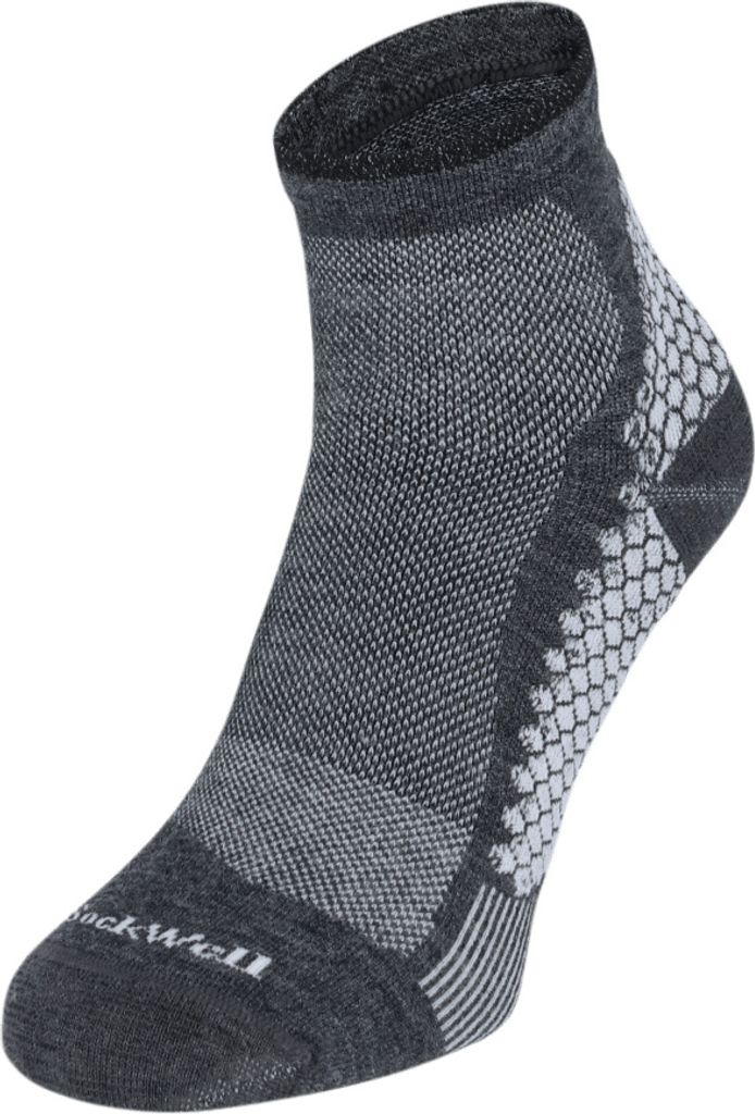 Sockwell Plantar Sport Quarter Herren Socken Charcoal Größe 44-47