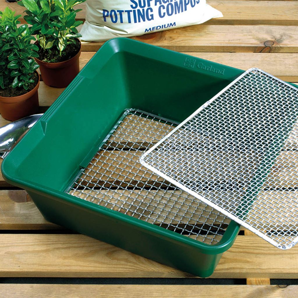 35 x 35 x 12,5 cm 2-in-1 Boden- und Gartensieb | Produktbild 