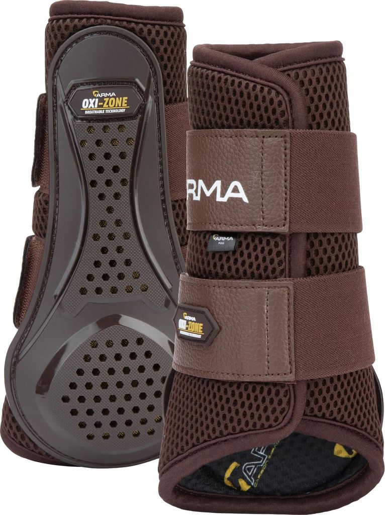 ARMA - Pferde-Gamaschen "Oxi-Zone" 2er-Pack ER1869 (Full) (Braun)