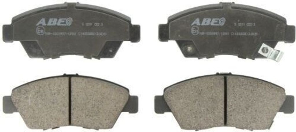 ABE Bremsbeläge Satz Vorne für HONDA Jazz II Schrägheck (GD, GE3, GE2) C14033ABE