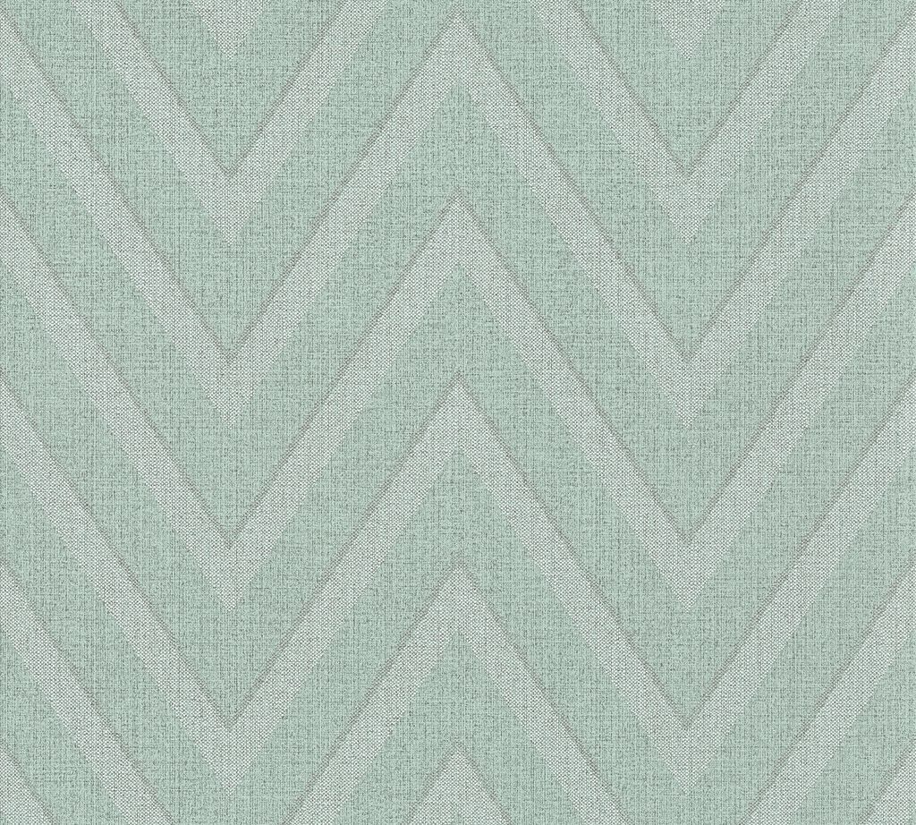 Livingwalls Vliestapete Hygge Tapete blau grün 10,05 m x 0,53 m 363844 36384-4