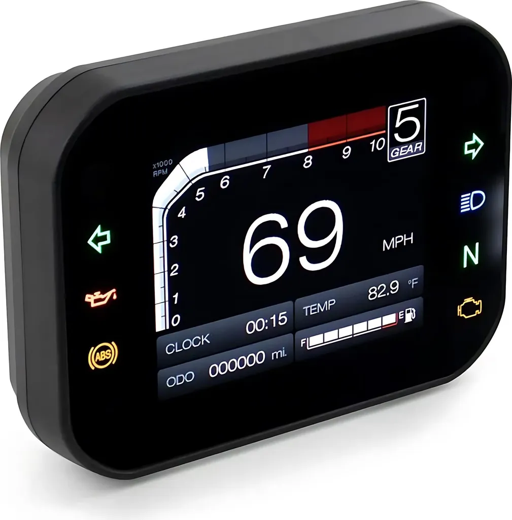 Compteur Électronique Koso RX-3S 15000 tr/min à Affichage LED Rétroéclairé