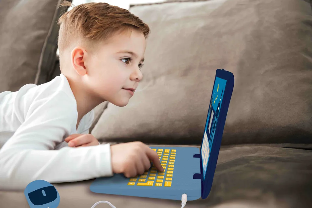 Ordinateur portable Batman bilingue avec écran LCD et souris interactive - 5