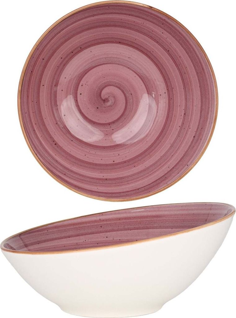 Bol de service Bonna - Aura Blackberry - Porcelaine - 22 cm Image du produit 