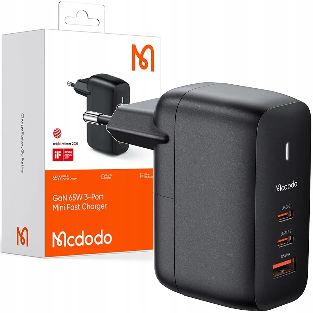 Mcdodo 65W GaN Caricatore Universale Fast Charge USB-C per Smart Working