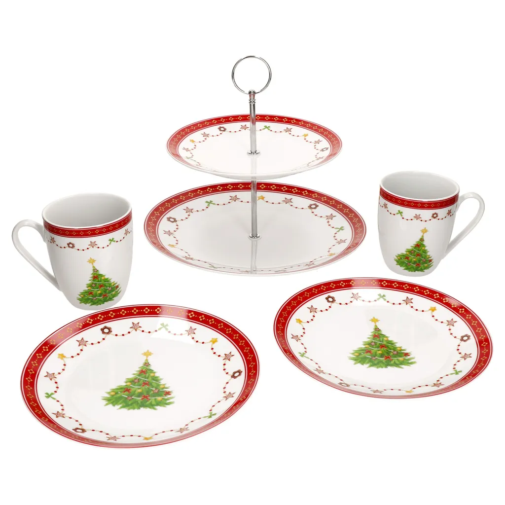 Vaisselle de Noël avec Étagère Gain de Place pour Table de Fêtes - 2