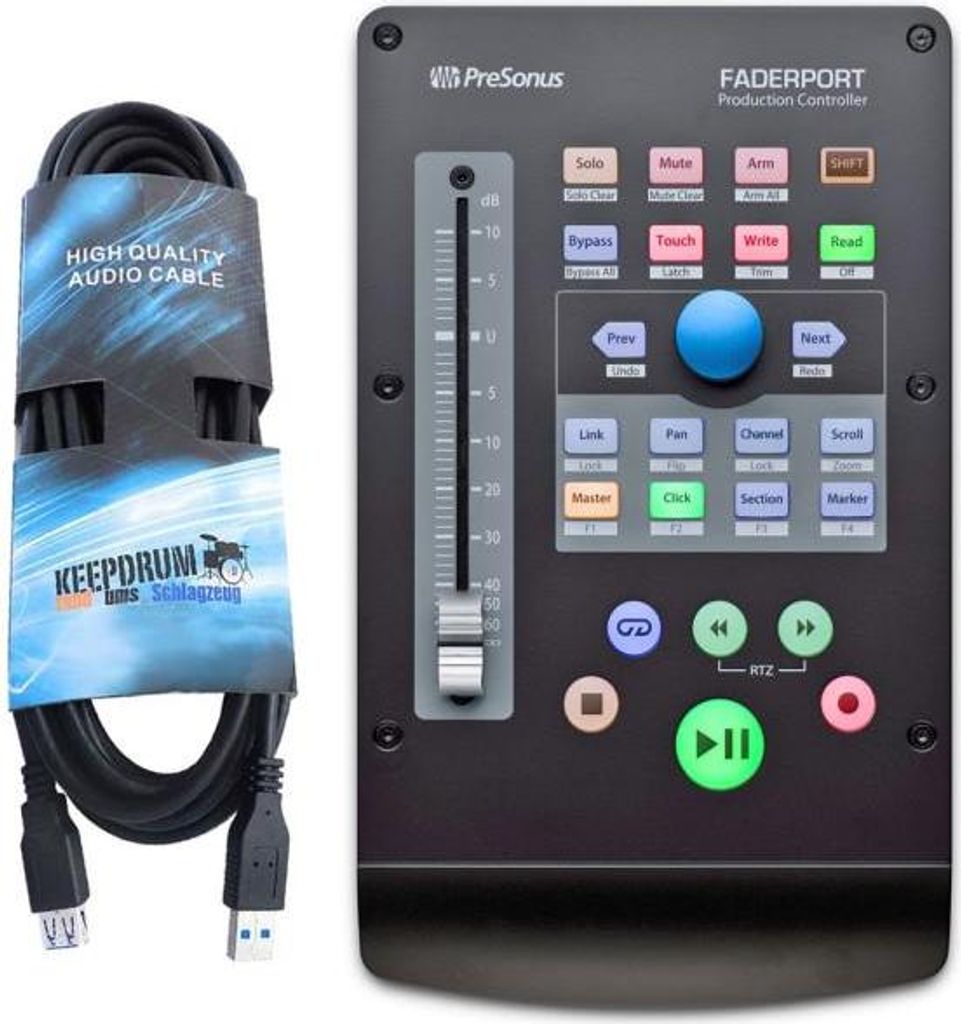 Presonus Faderport V2 mit USB Verlängerung