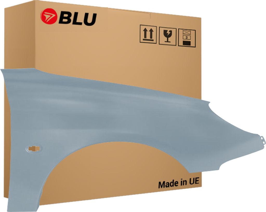 BLU Aile Compatible avec Peugeot 206 EYL Droite Grau Gris Image du produit 
