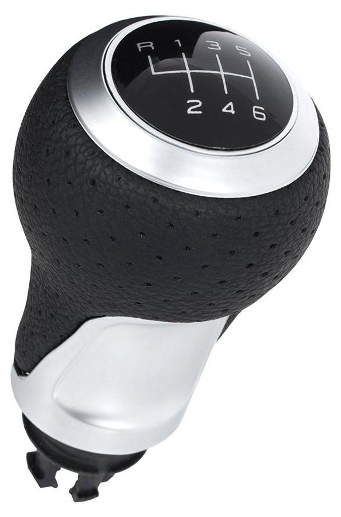 Audi A3 8L 96-03 Schaltknauf SCHWARZ + SILBER 6-GANG