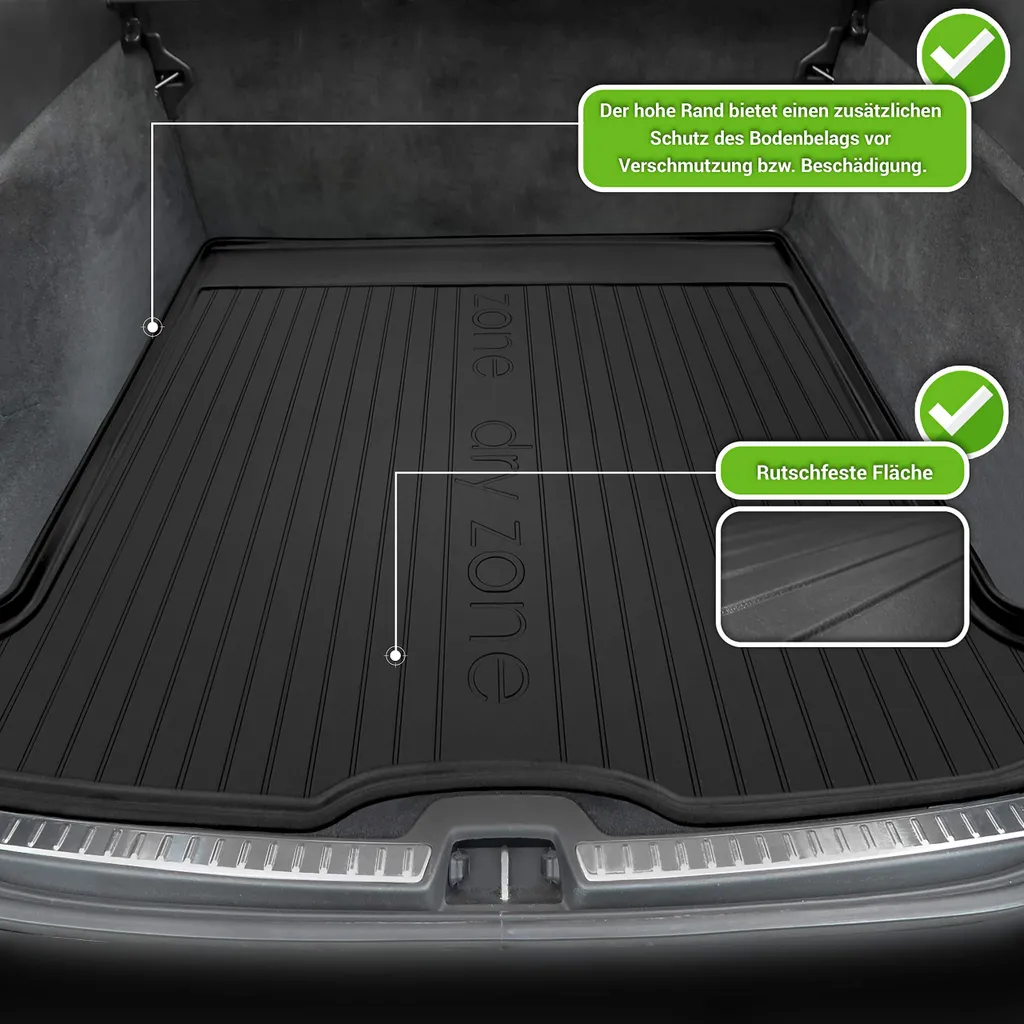 Vasca Baule Gomma Volvo XC90 2015- | Tappeto Cargo Heavy Duty - 2