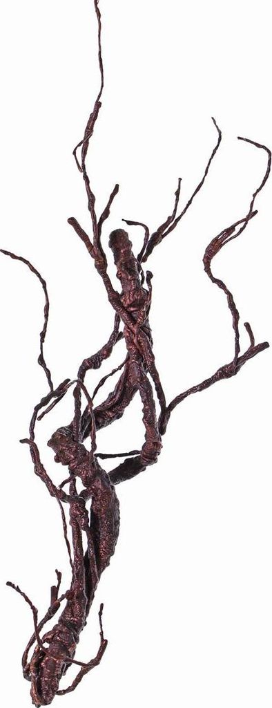artplants.de Künstlicher Zweig Korkenzieherweide JACE, braun - rot, 45cm
