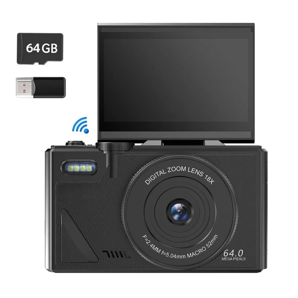 Fotocamera Digitale 5K UHD ZELURXX: 64MP per Ricordi Indimenticabili