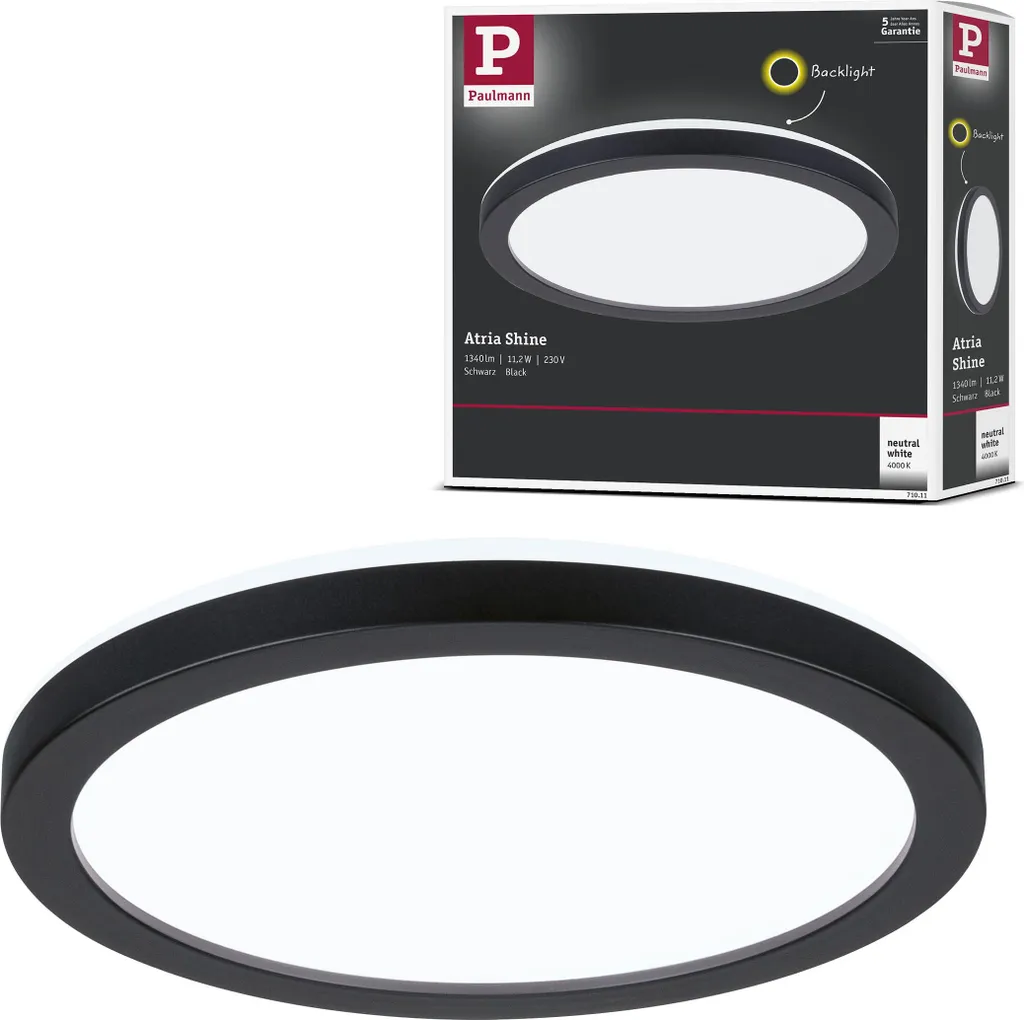 Plafoniere LED Paulmann Atria Shine | Installazione Rapida 28mm