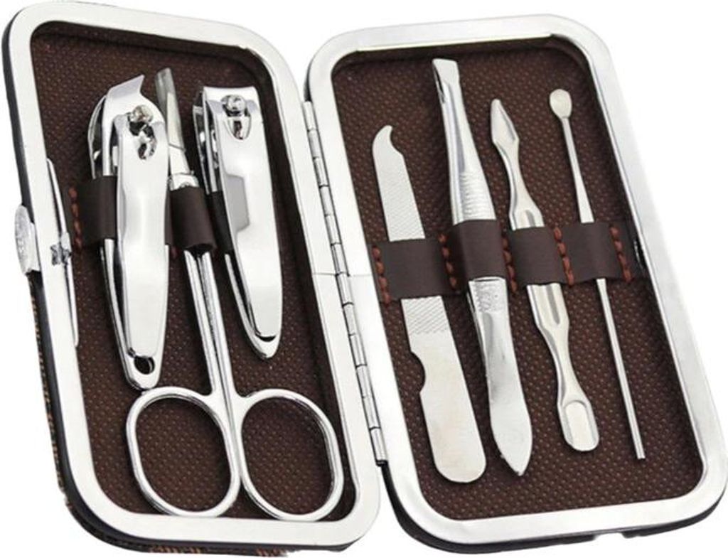Verk 01750 Nagelset, Maniküre-Set im Etui, 7-teilig, weiß Produktbild 