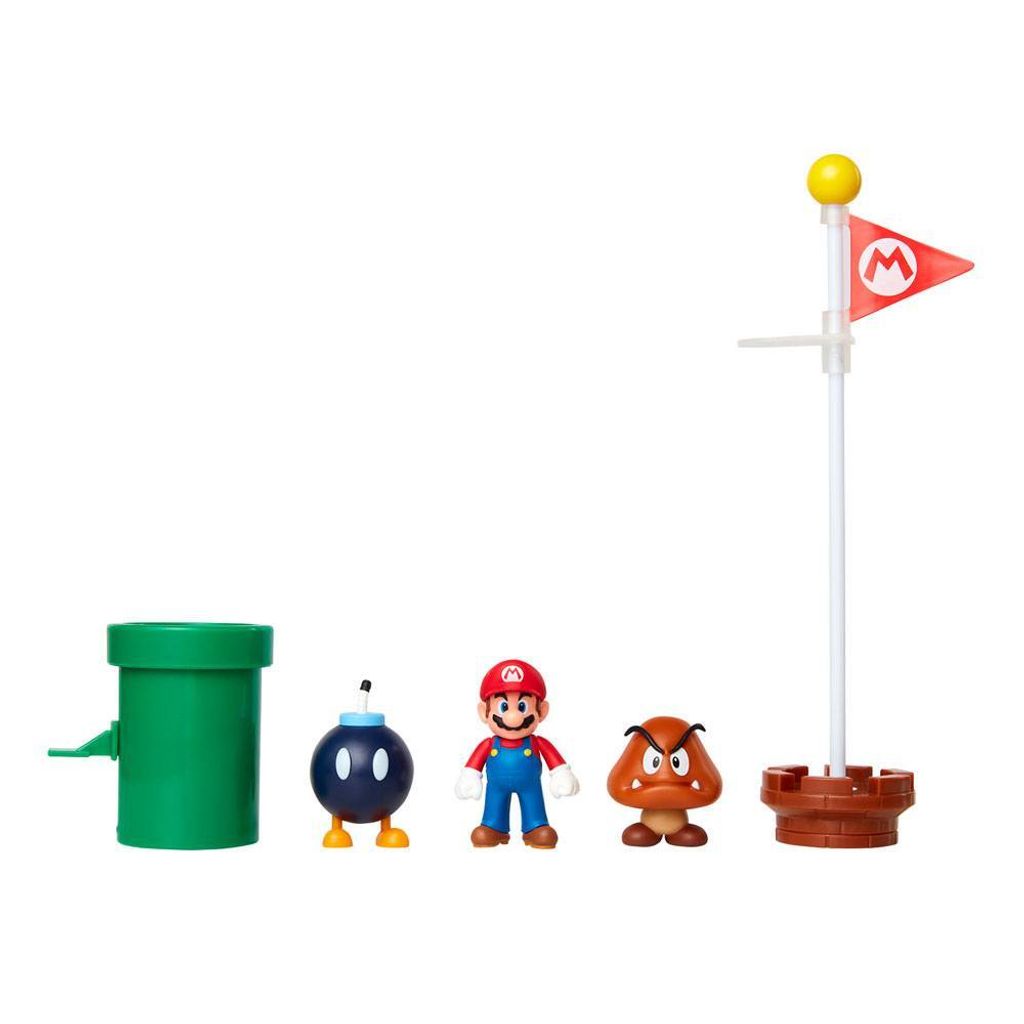 Nintendo 6,5 cm Acorn Plains Diorama Set - Fanartikel Produktbild 