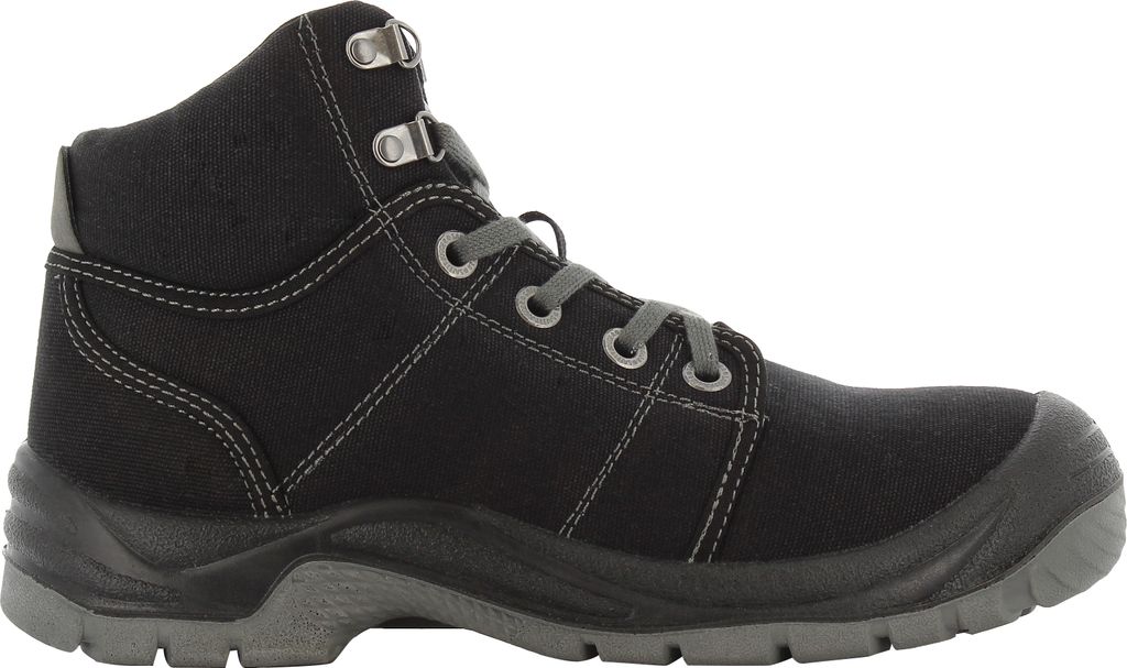 Safety Jogger Sicherheitsstiefel S1P DESERT, Canvas Obermaterial, schwarz, Gr. 38