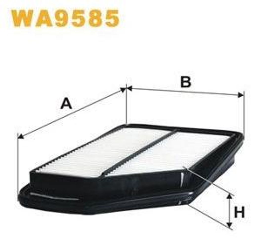 Luftfilter WIX FILTERS WA9585 für HONDA CIVIC VIII Hatchback (FN, FK) Filtereinsatz