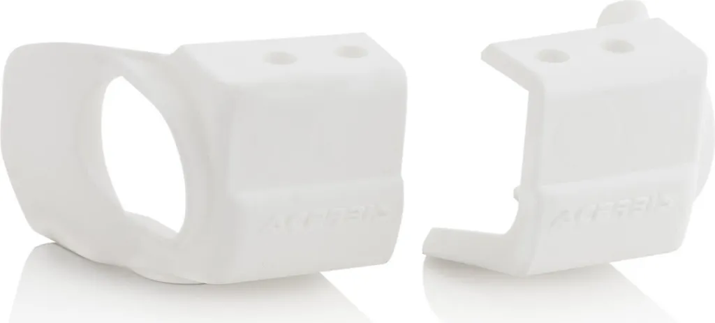 Protégez vos Tubes de Fourche Beta avec le Cache ACERBIS Blanc Anti-Choc