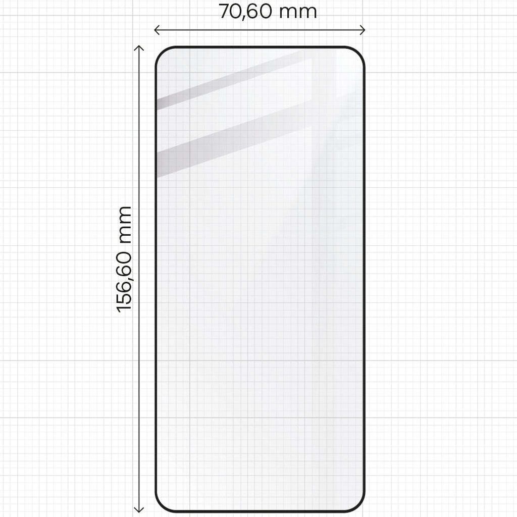 Komplettschutz Smartphone DISPLAYSCHUTZFOLIE GLAS Für TCL 30SE