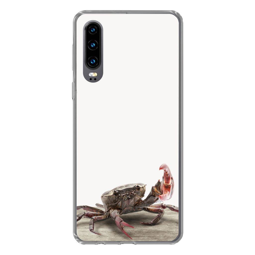 MuchoWow Handyhülle Schutzhülle Hülle für Huawei P30 Kinder - Krabbe - Meerestiere - Jungen - Mädchen - Kinder Silikon Softcase Handy Hülle...