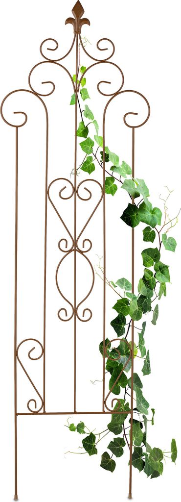 Treillis Relaxdays, métal, style vintage, H x l : 116 x 35 Image du produit 