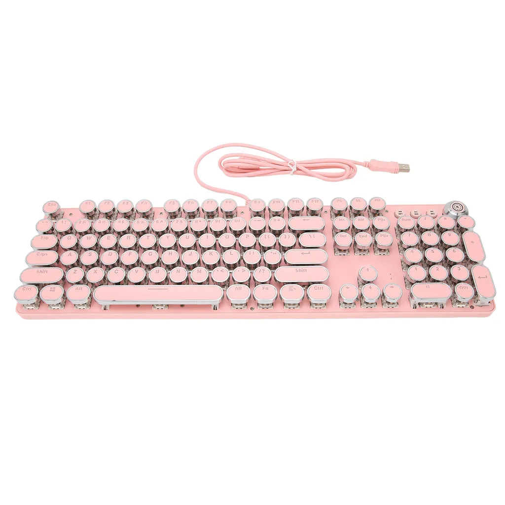 Clavier gamer mécanique bicolore haute performance à 104 touches pro