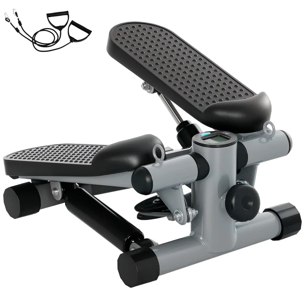 Mini-stepper compact contre sédentarité : sport à la maison 2 en 1
