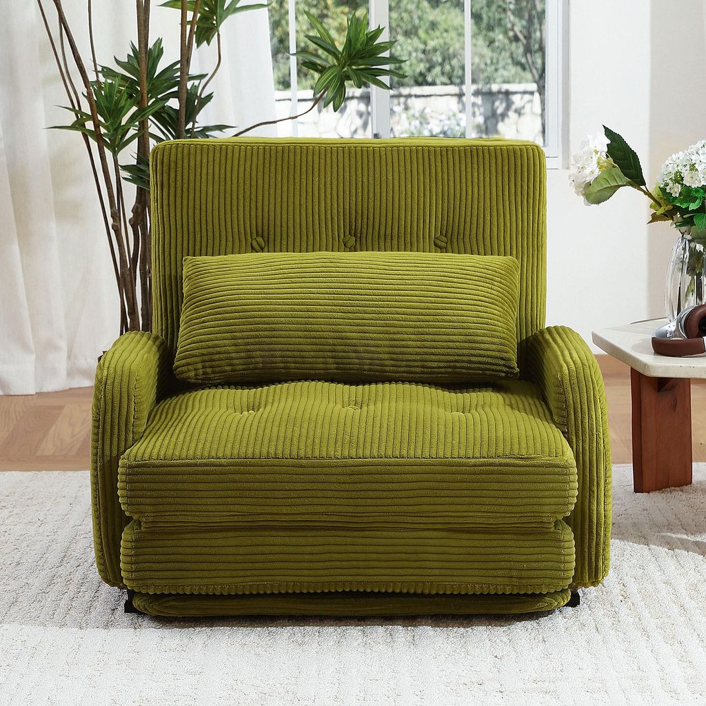 Canapé-lit pliable 4 en 1, fauteuil de relaxation et lit Image du produit 