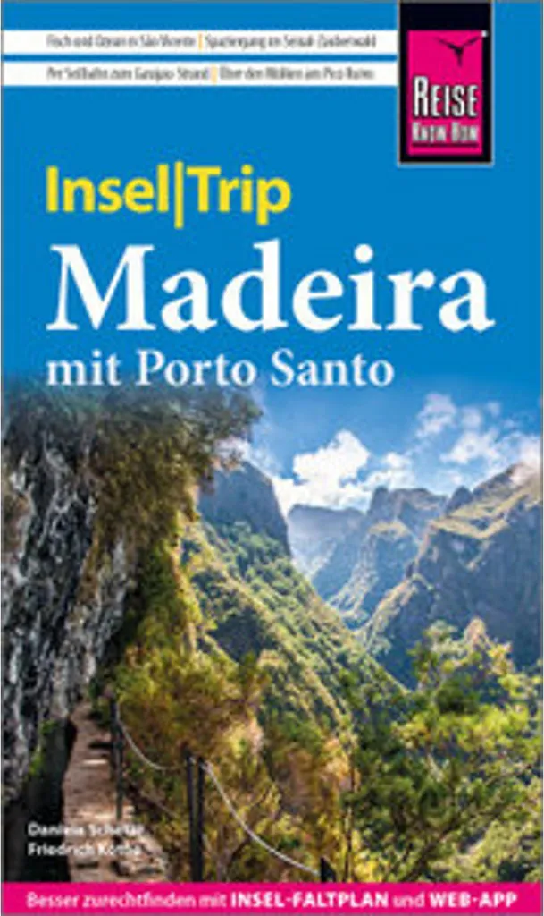 Livre de voyage Madère et Porto Santo avec carte et conseils pratiques