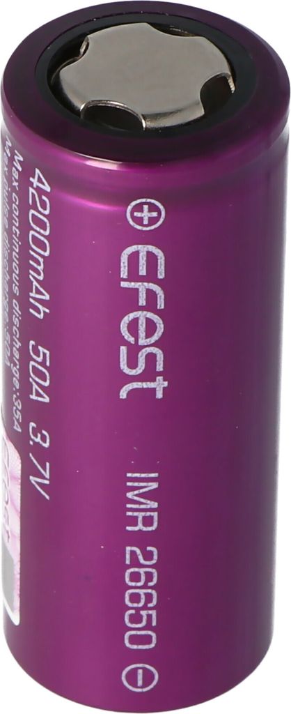 Efest Purple IMR26650 mit 4200mAh, 3,7V, Li-Ion-Akku (High Zdjęcie produktu 
