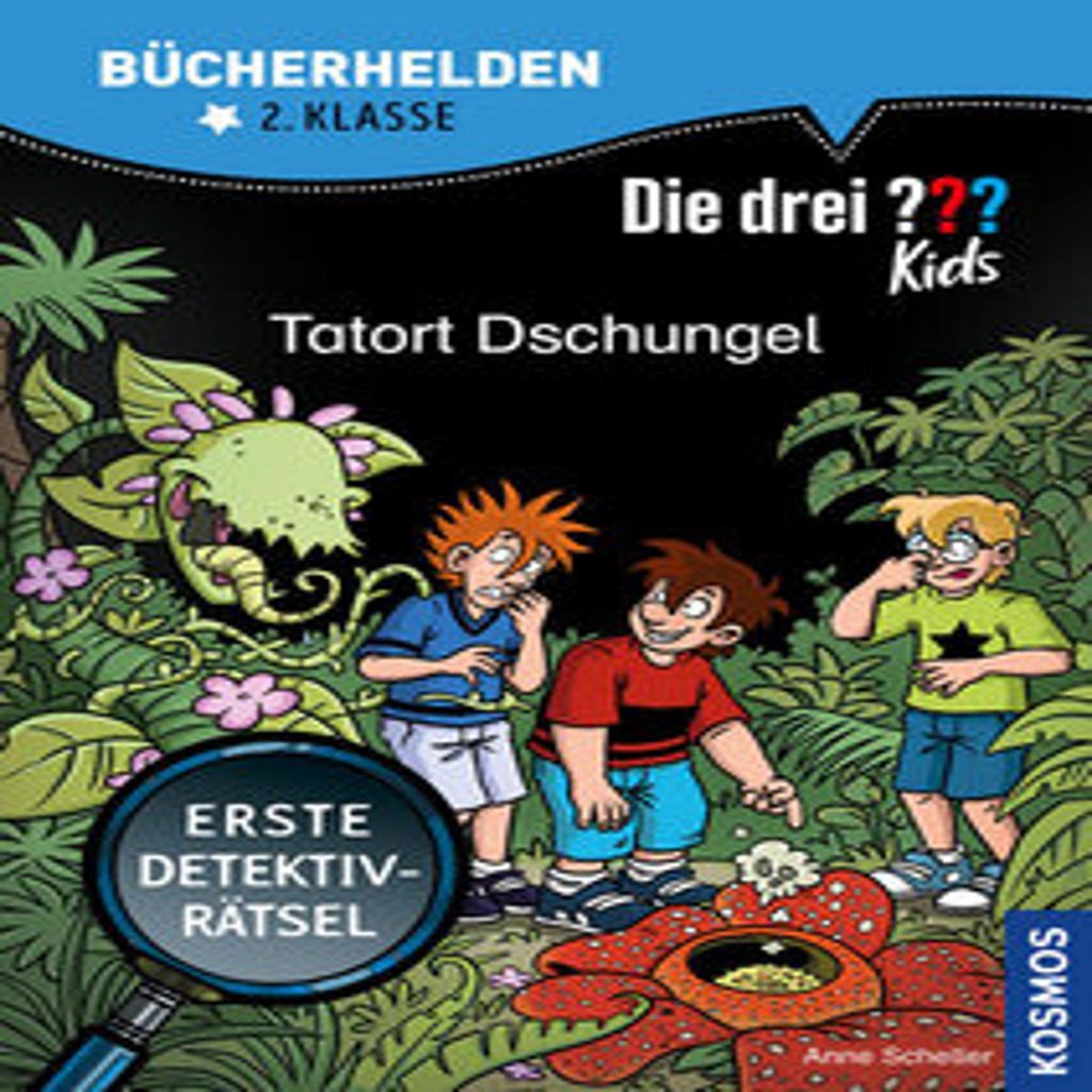 KOSMOS Die drei ??? Tatort Dschungel Rätselheft Bücherhelden 2. Klasse