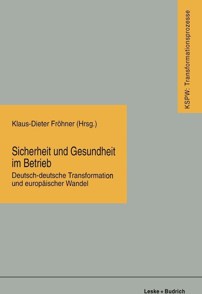 Sicherheit und Gesundheit im Betrieb