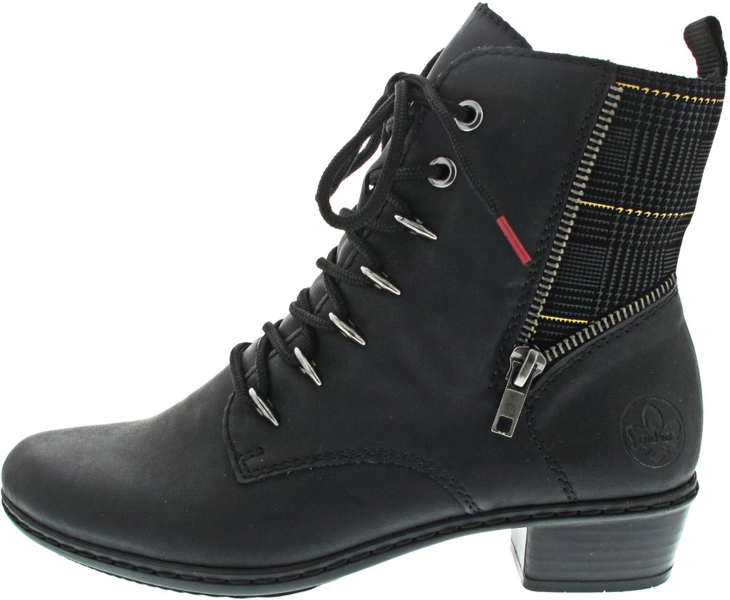 Rieker Y0700-01 (39/schwarz/schwarz-gold) Produktbild 