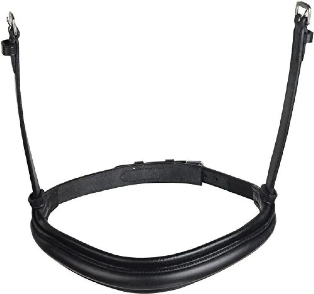 Muserolle Collegiate Leather Mono Crown WB1031 Noir Taille Full en Cuir