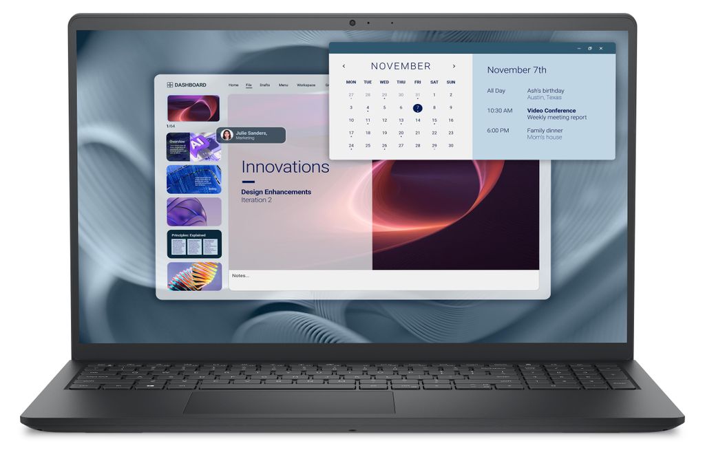 Dell Pro 15 Essential PV15250, Intel Core i5, 39,6 cm (15.6"), 1920 x 1080 Pixel, 8 GB, 512 GB, Windows 11 Pro