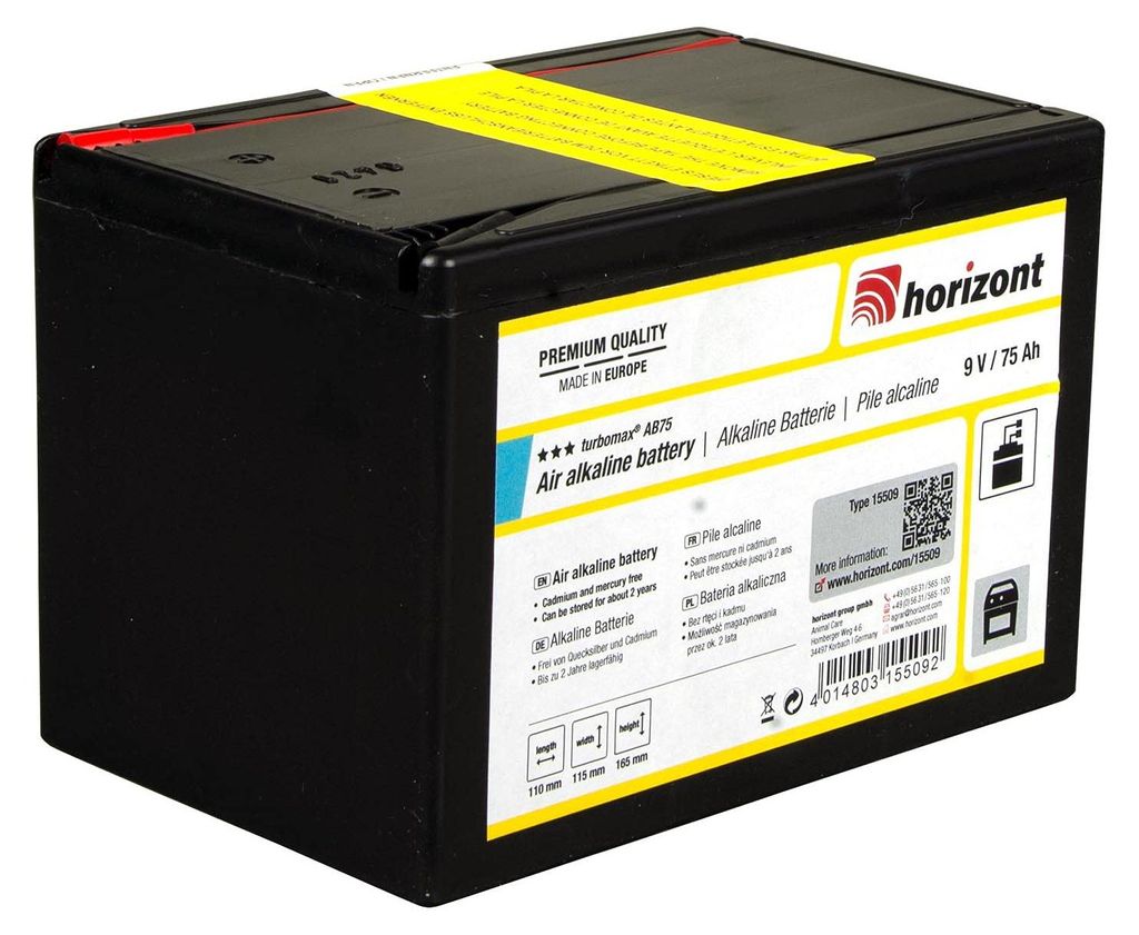 HORIZONT WEIDEZAUNBATTERIE Weidezaunbatterien 9v 75ah Produktbild 