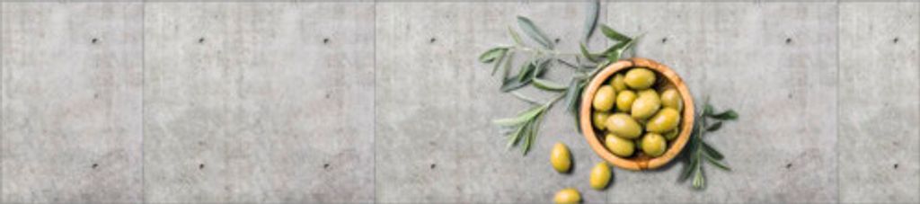 Küchenrückwand mySpotti Profix Olive & Concrete 270 x 60 cm PX-27060-1506-HB