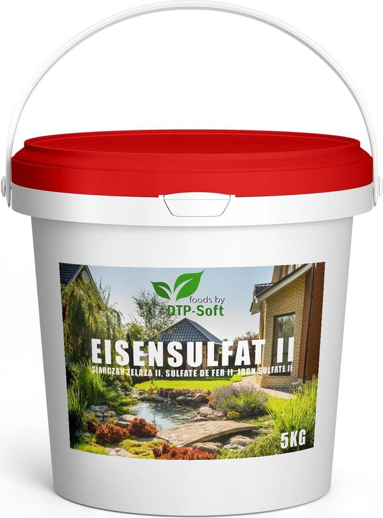 Eisensulfat Heptahydrat 1 Kg – Zur PH-Senkung Im Boden Und Zum Färben Von Beton
