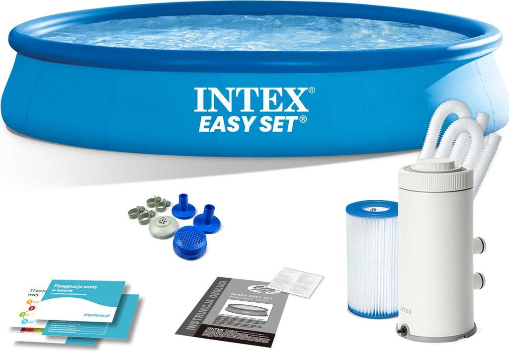 Intex Easy Set, 9792 l, Aufblasbarer Pool, Blau, 22,5 kg Produktbild 
