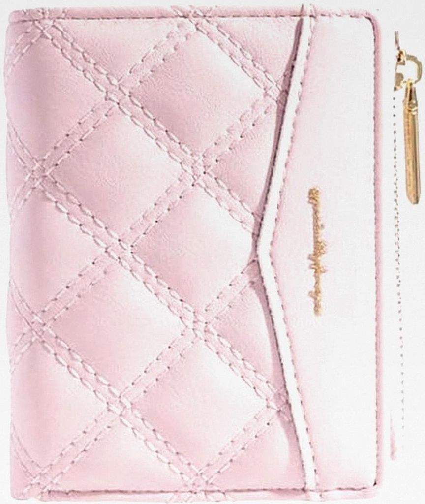 Damen Geldbörse Portemonnaie Klein Rosa