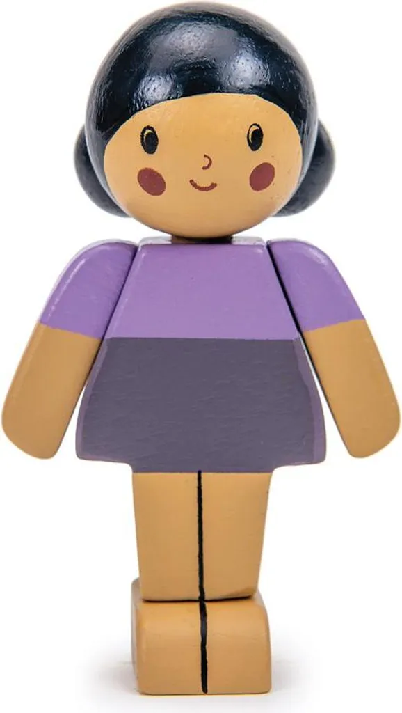 Jouet en bois famille Tender Leaf Amande fille pour maison poupée