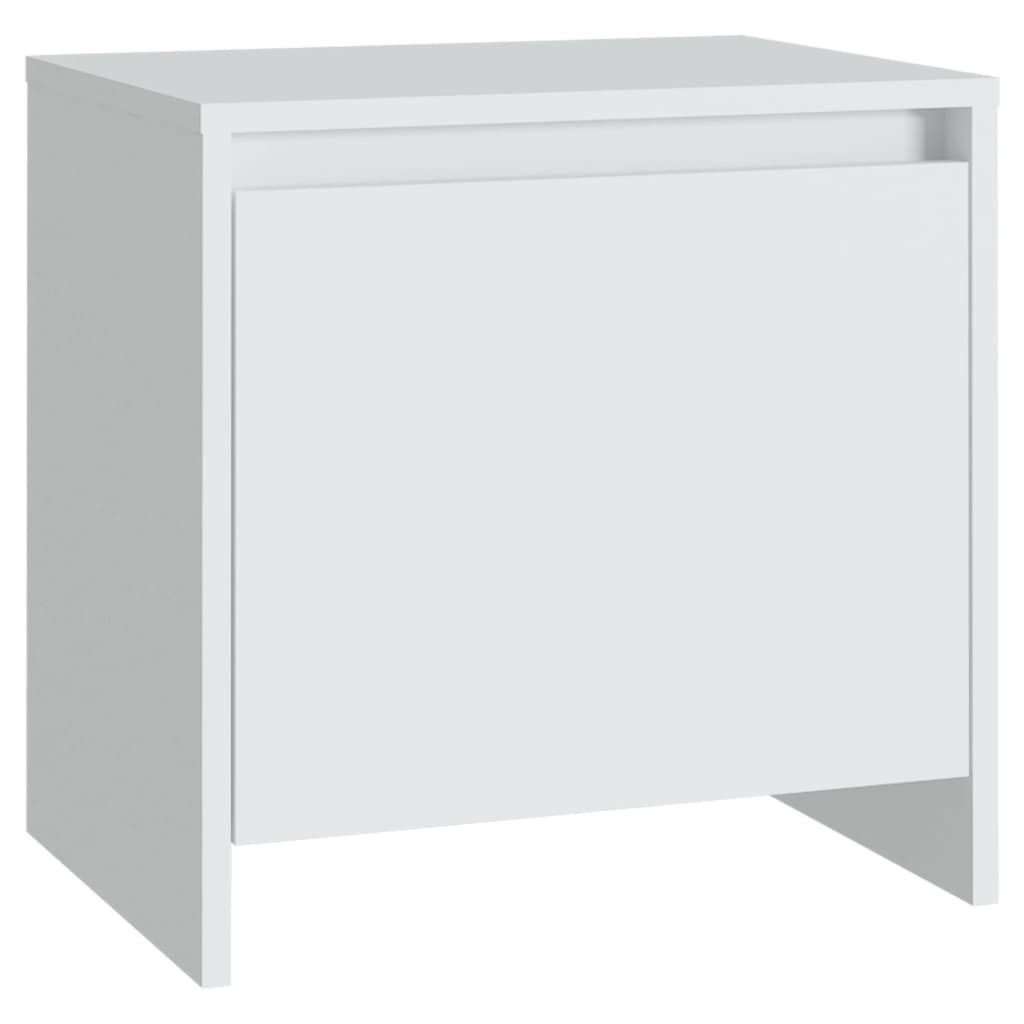 Nachttisch Weiß 45x34x44,5 cm Holzwerkstoff Produktbild 