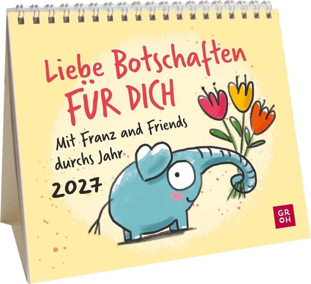 Mini-Kalender 2027: Liebe Botschaften FÜR DICH. Mit Franz Produktbild 