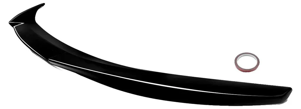 Aileron arrière aérodynamique noir brillant pour un style sport unique