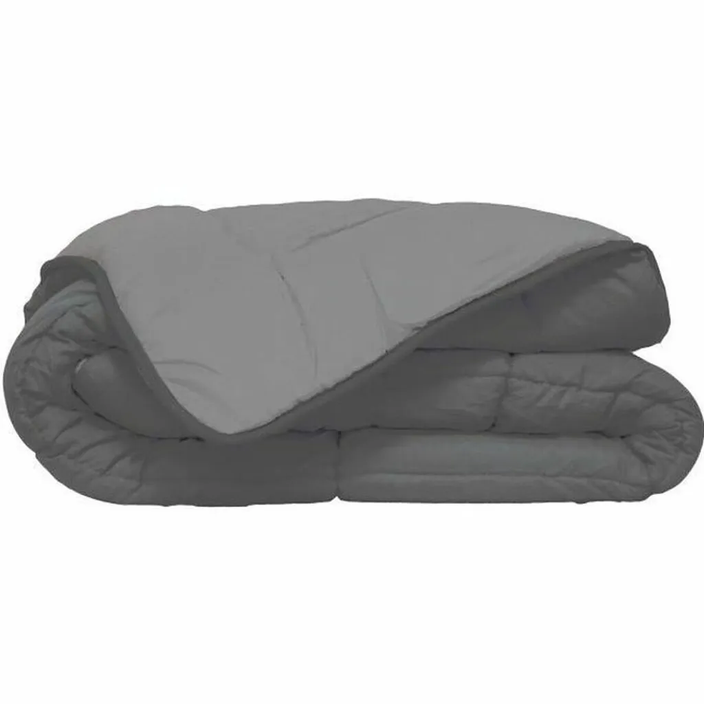 Couette CALGARY 220 chaude et légère au toucher doux coloris Silver