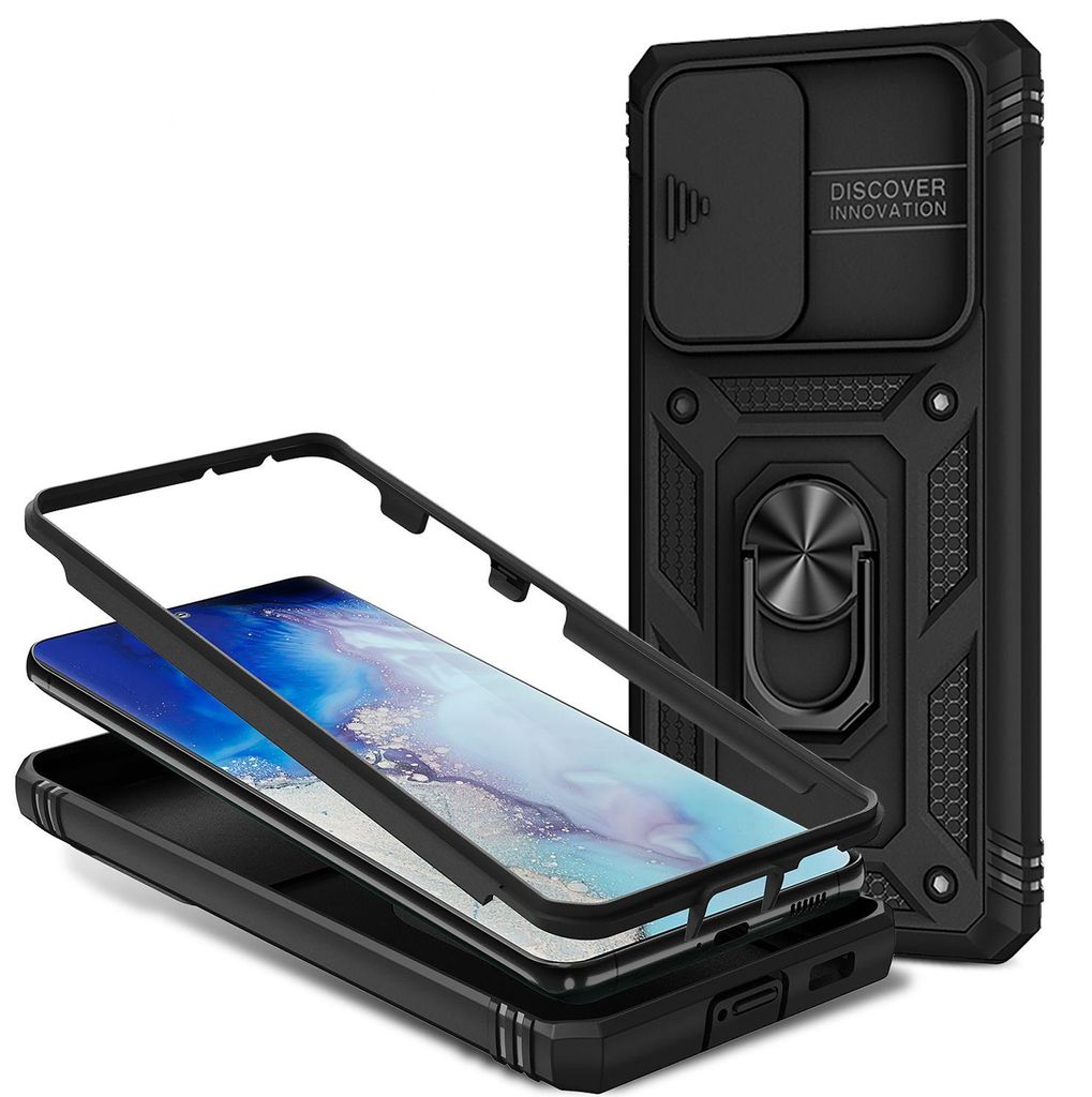NALIA Custodia ad anello in stile militare per Samsung Immagine del prodotto 