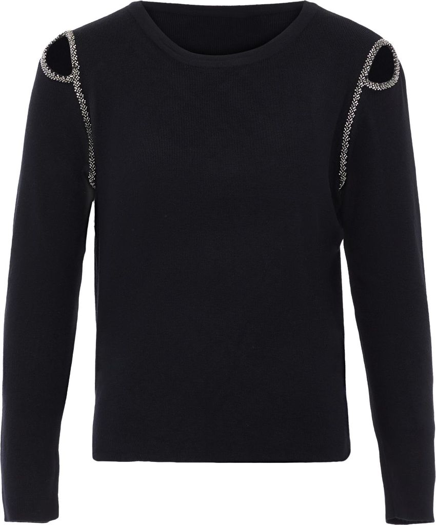 NAEMI damen pullover - schwarz, XS/S